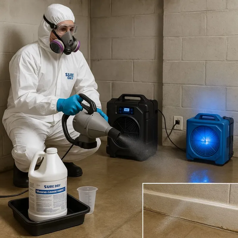 Sanitization and Odor Removal process in Cambria Heights, NY